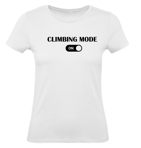 Organic T-Shirt women "Climbing mode on"