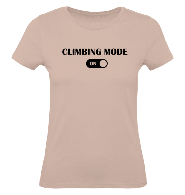 Organic T-Shirt women "Climbing mode on" – Bild 3