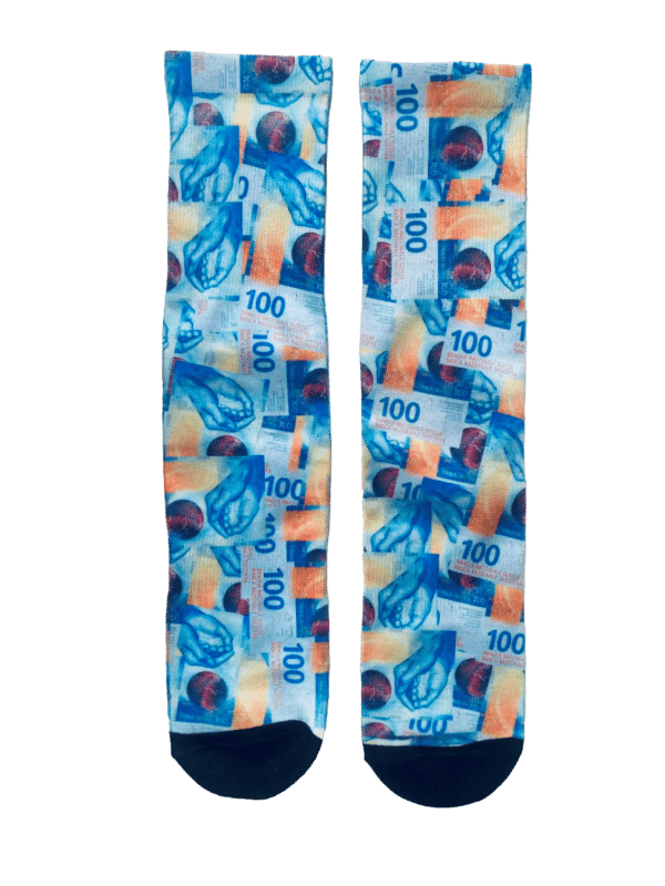 Witzige "Millionär für einen Tag" Socken