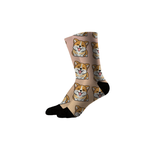 Socken mit süssem Hund