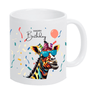 Keramiktasse "Geburtstagstasse mit Partyanimal"